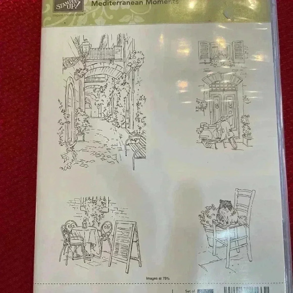 A grouping of three packages of stamps , Stampin A grouping of three packages . - Picture 4 of 7